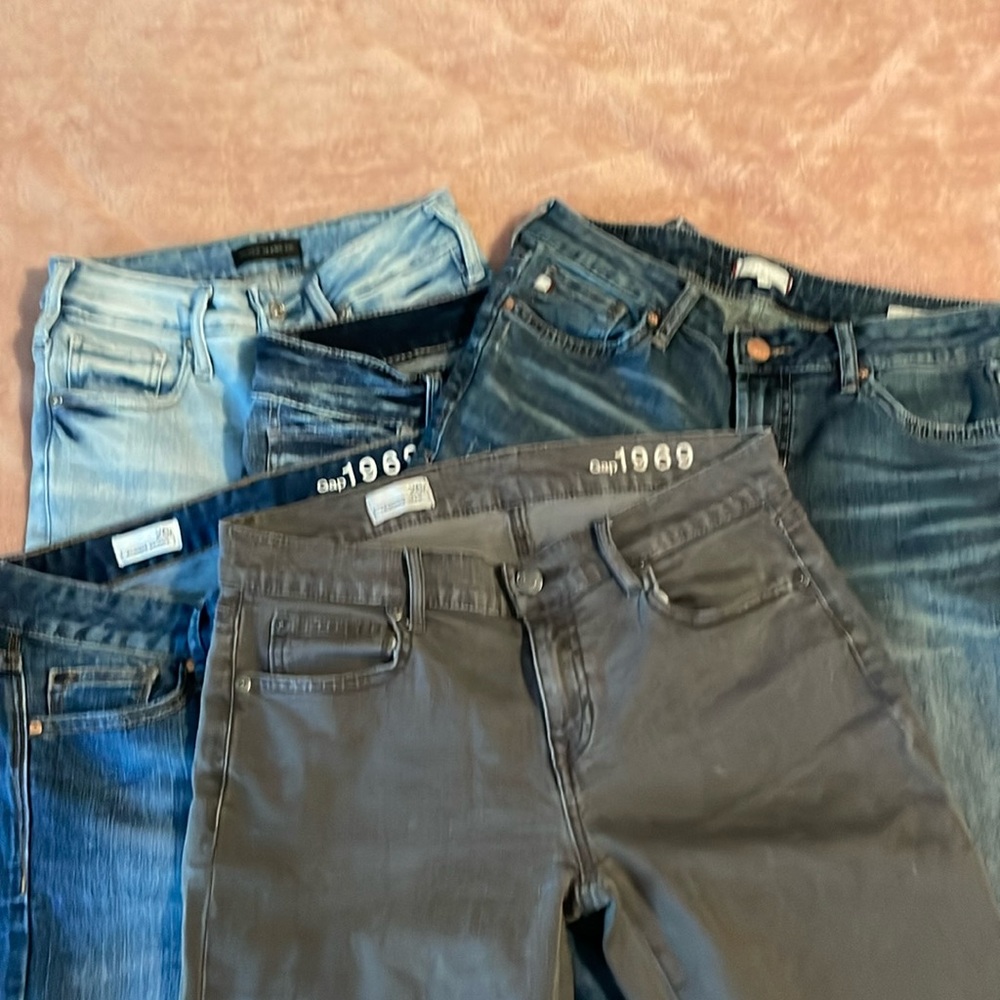 BUNDLE of 5 Size 26 Jeans